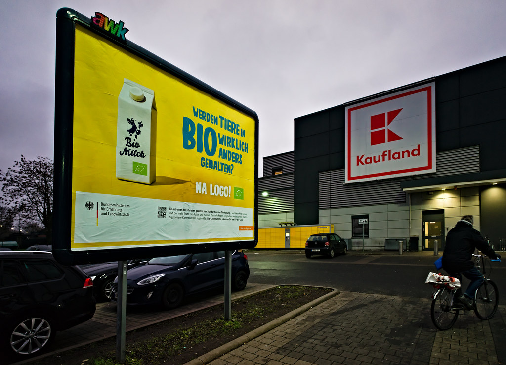 Close-up of a USDA Organic certified label on a food product